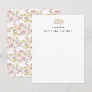 Elegant Watercolor Floral Card