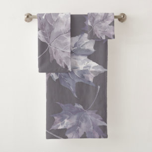 Elegant watercolor floral decorative eye-catching bath towel set