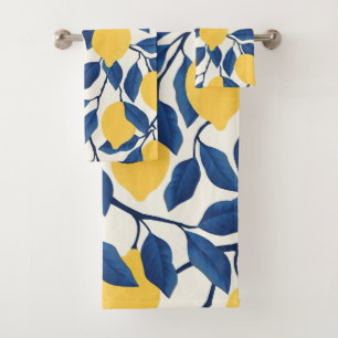 Elegant watercolor floral decorative eye-catching  bath towel set