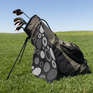 Elegant watercolor floral decorative eye-catching golf towel