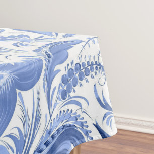 Elegant watercolor floral decorative pattern   tablecloth