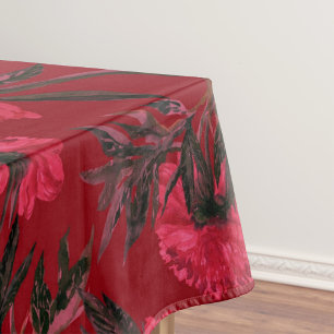 Elegant watercolor floral decorative pattern   tablecloth
