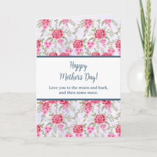 Elegant Watercolor Floral for Happy Mother's Day Invitation