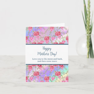 Elegant  Watercolor Floral for Happy Mother's Day Invitation
