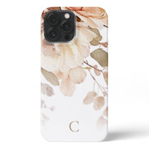 Elegant Watercolor Floral Monogram