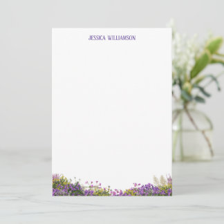 Elegant Watercolor Floral Note Card
