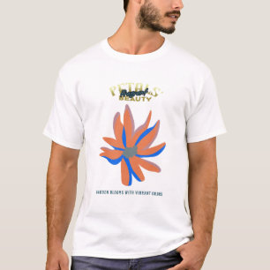 Elegant Watercolor Flower Art – Beautiful Hand-Pai T-Shirt