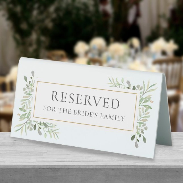 Elegant Watercolor Greenery Wedding Reserved (Creator Uploaded)