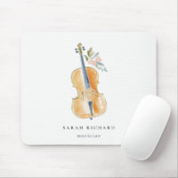 Elegant Watercolor Guitar Musician Music Teacher