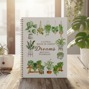 Elegant Watercolor House Plant Inspiration Quote   Planner