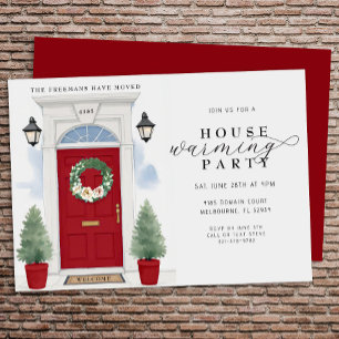 Elegant Watercolor Housewarming Party Invitation