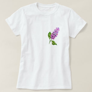 Elegant watercolor lilac branch T-Shirt