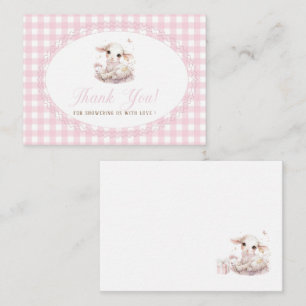 Elegant Watercolor Nursery Girl Beige  Pink Toys   Card