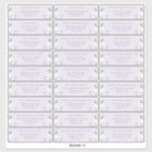 Elegant Watercolor Orchids Guest Address Labels