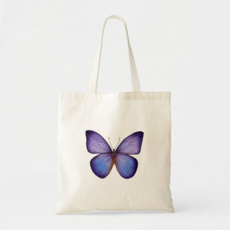 Elegant Watercolor Purple Butterfly Tote Bag