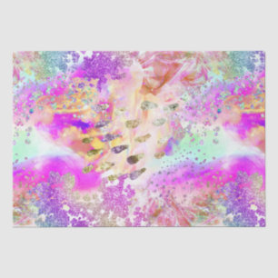 Elegant Watercolor Rainbow Iridescent Tissue Paper