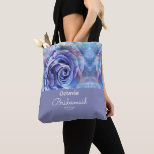 Elegant Watercolor Rose Tote Bag