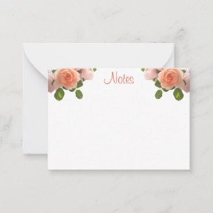 Elegant Watercolor Roses Hand Script Template