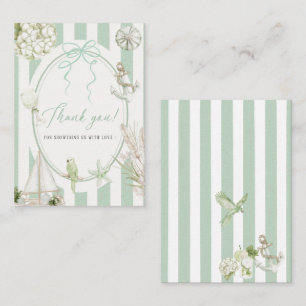 Elegant Watercolor Tropical Beach Palm Bridal show Card