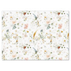 Elegant Watercolor Wildflower Garden Tissue Paper