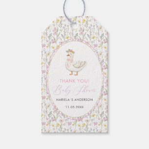 Elegant Watercolor wildflower Peter Rabbit  Baby S Gift Tags