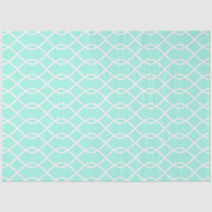 ELEGANT WAVE PATTERN - Teal Tissue Paper