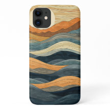 Elegant Waves iPhone case