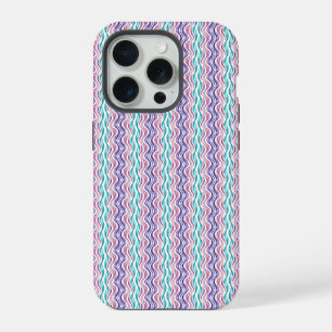 Elegant Wavy Abstract Pattern iPhone Case