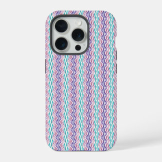 Elegant Wavy Abstract Pattern iPhone Case