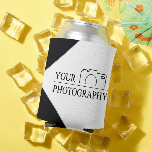 Elegant Wedding Add Personalised Photography Can Cooler (In Situ Summer)
