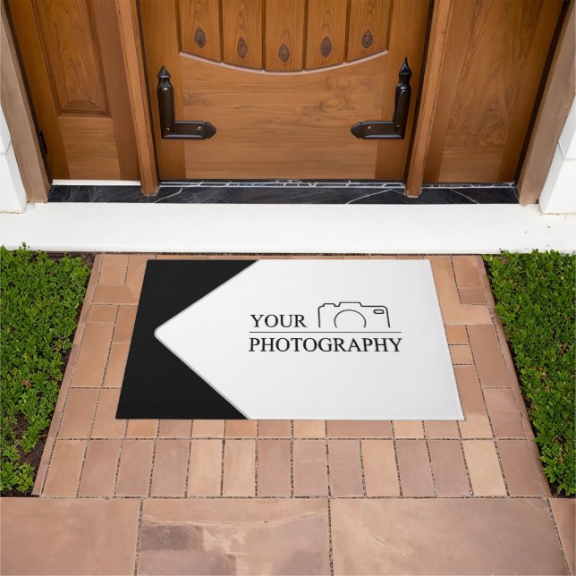 Elegant Wedding Add Personalised Photography Doormat (Outdoor)