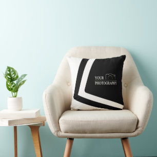 Elegant Wedding Add Personalised Photography Green Cushion