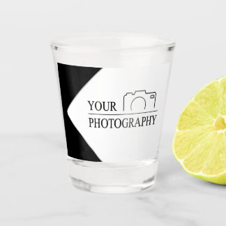 Elegant Wedding Add Personalised Photography Shot Glass
