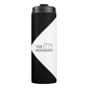 Elegant Wedding Add Personalised Photography Thermal Tumbler