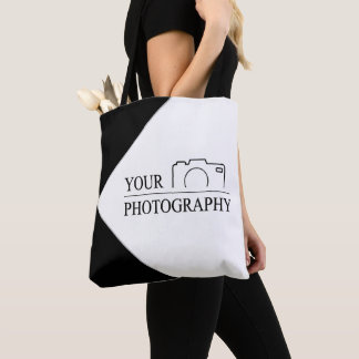 Elegant Wedding Add Personalised Photography Tote Bag