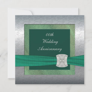 Elegant Wedding Anniversary Party Invitation