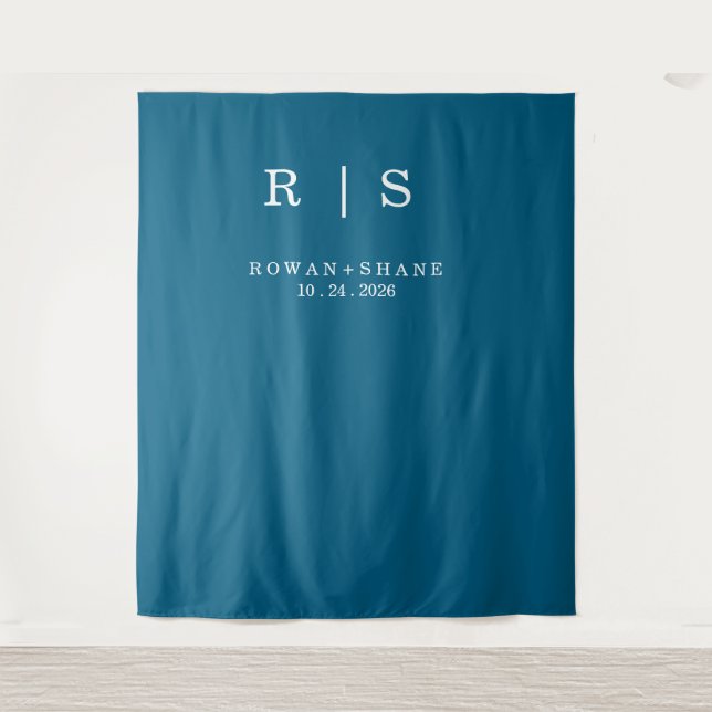 Elegant Wedding Backdrop Tapestry (Front)