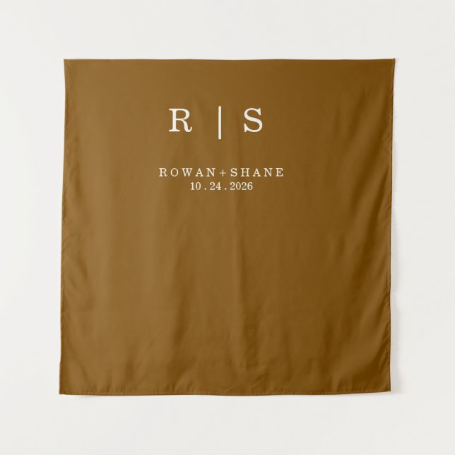 Elegant Wedding Backdrop Tapestry (Front)