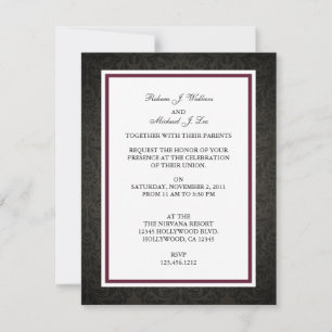 Elegant Wedding Band Invitations