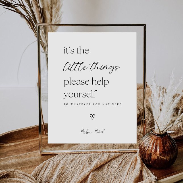 Elegant Wedding Bathroom Basket for Wedding Sign (Creator Uploaded)