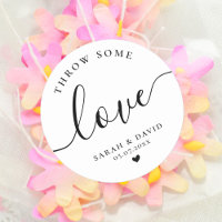 Elegant Wedding Confetti Packets