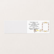 Elegant Wedding Congratulations Card | Romantic Fl