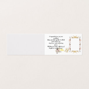 Elegant Wedding Congratulations Card Romantic Fl
