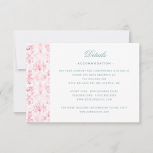 Elegant Wedding Crest w/ Roses Details Card