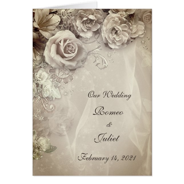 Elegant Wedding (customisable) (Front)