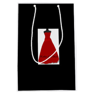 Elegant Wedding Dress Mother of the Bride Black  Medium Gift Bag