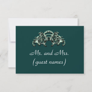ELEGANT WEDDING ESCORT CARD