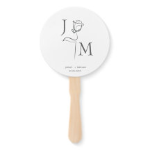 Elegant Wedding Fans | Personalised Wedding Favour