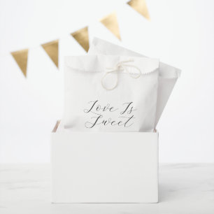 Elegant wedding favour bag
