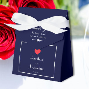 Elegant Wedding Favour Chic Modern Guest Thank You Favour Box